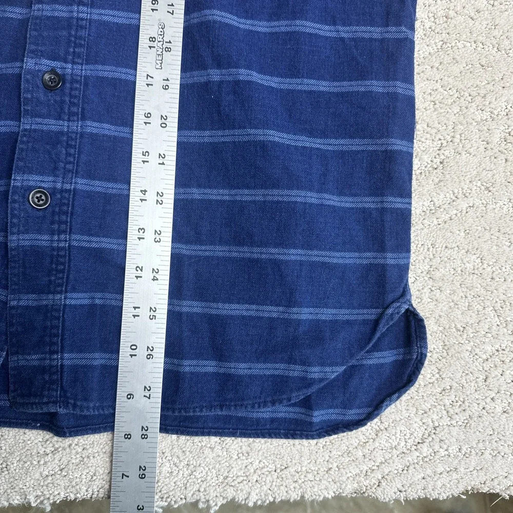 Men's Vintage Woolrich Medium Long‎ Sleeve Linen Blend Button Shirt